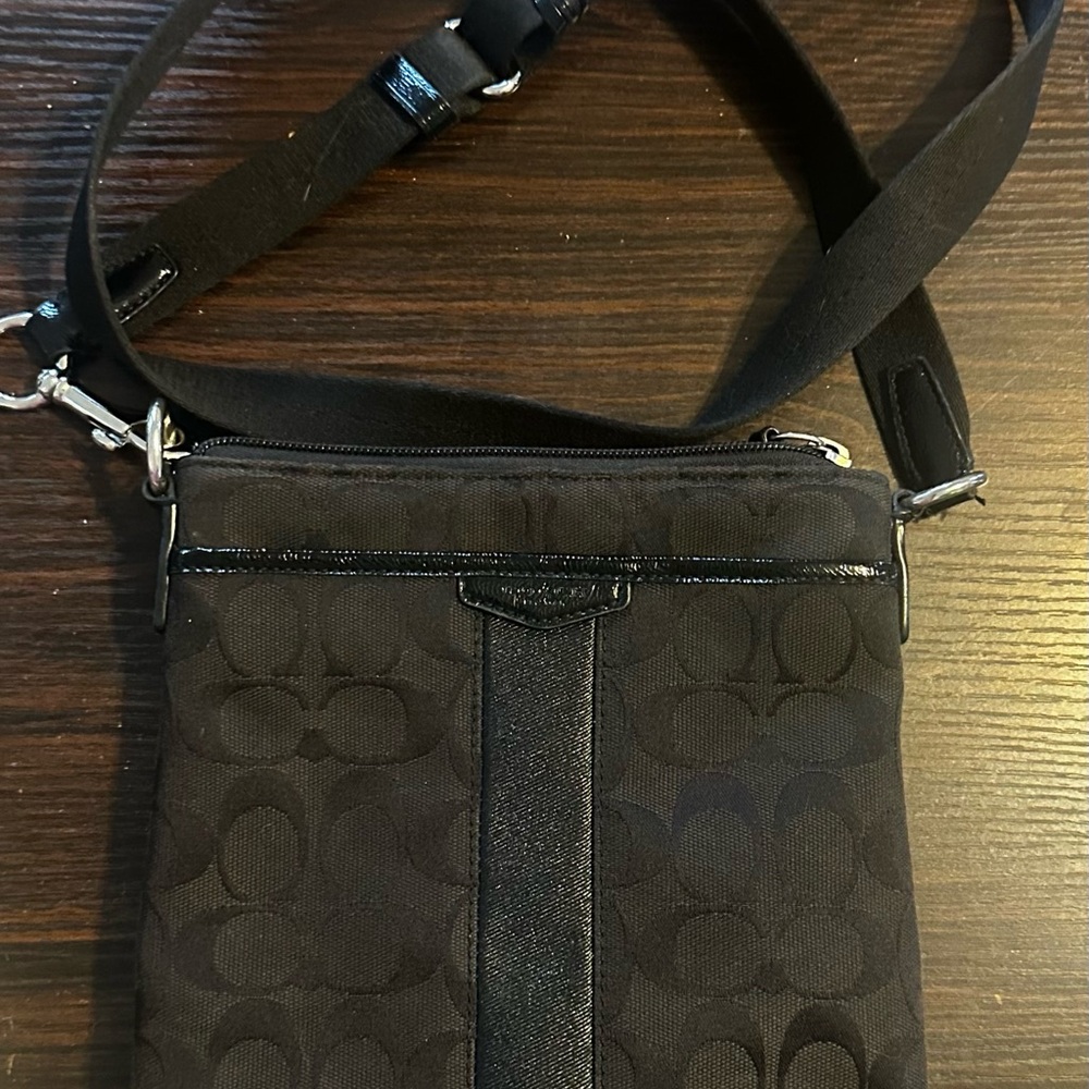 Coach Black Crossbody Bag with Durable Design